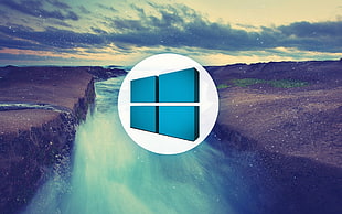 Microsoft Windows logo wallpaper, Windows 8, Windows 9, windows10, Windows 10 HD wallpaper