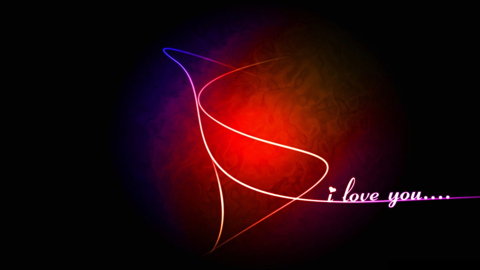 i love you.... text HD wallpaper