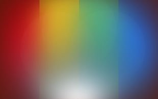 blue, red, green, and yellow striped wallpaper