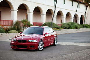 red BMW E46