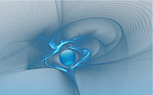blue abstract illustration