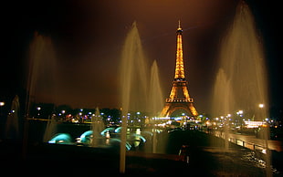black and red table lamp, Paris, Eiffel Tower, France