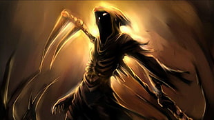 grim reaper digital wallpaper, Reapers, Grim Reaper