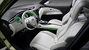 white and grey Nissan multifunction steering wheel, Nissan Hi-Cross, car, car interior, vehicle HD wallpaper