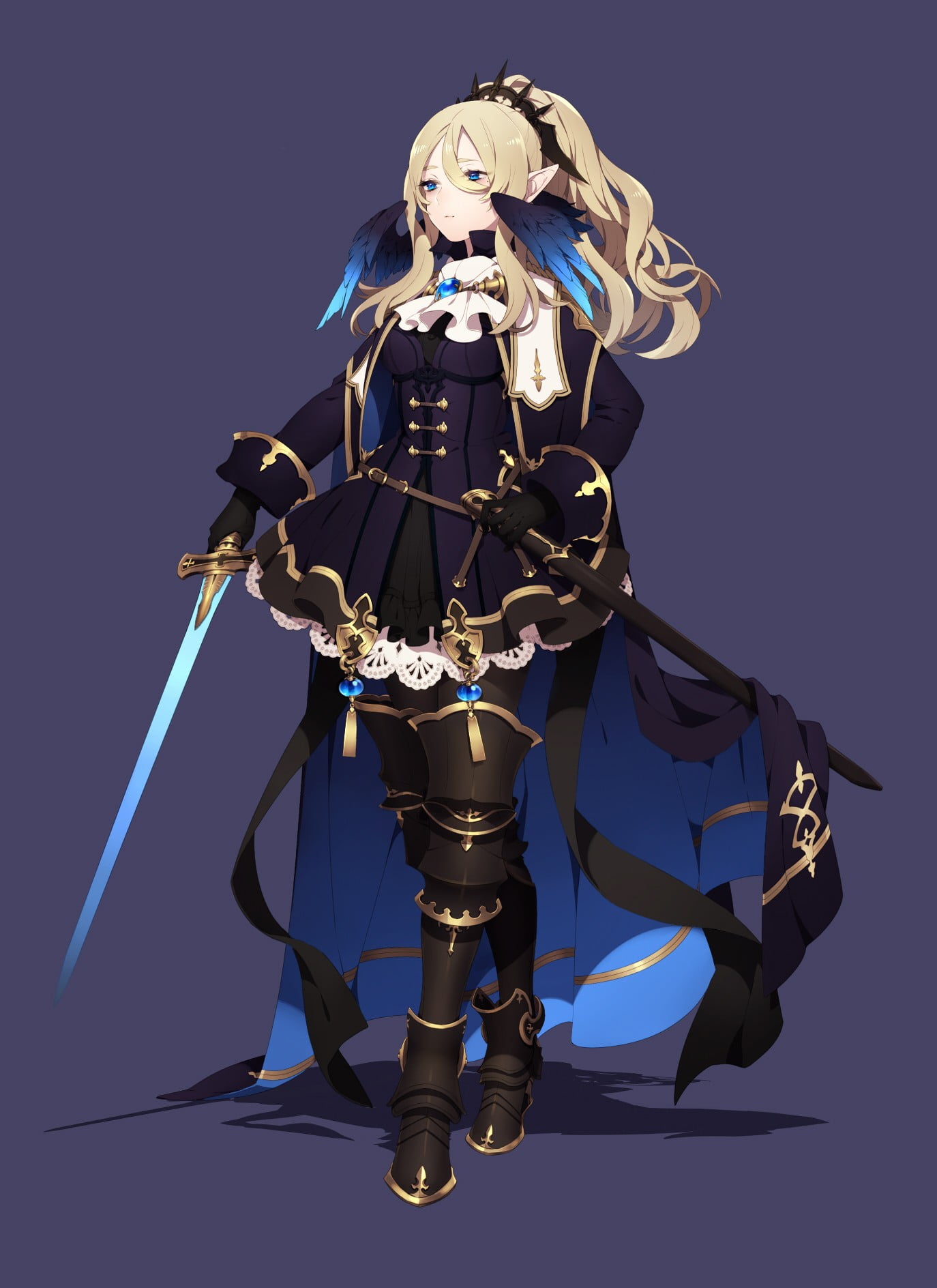 Anime Transparent Knight  Royal Female Knight Anime HD Png Download   Transparent Png Image  PNGitem