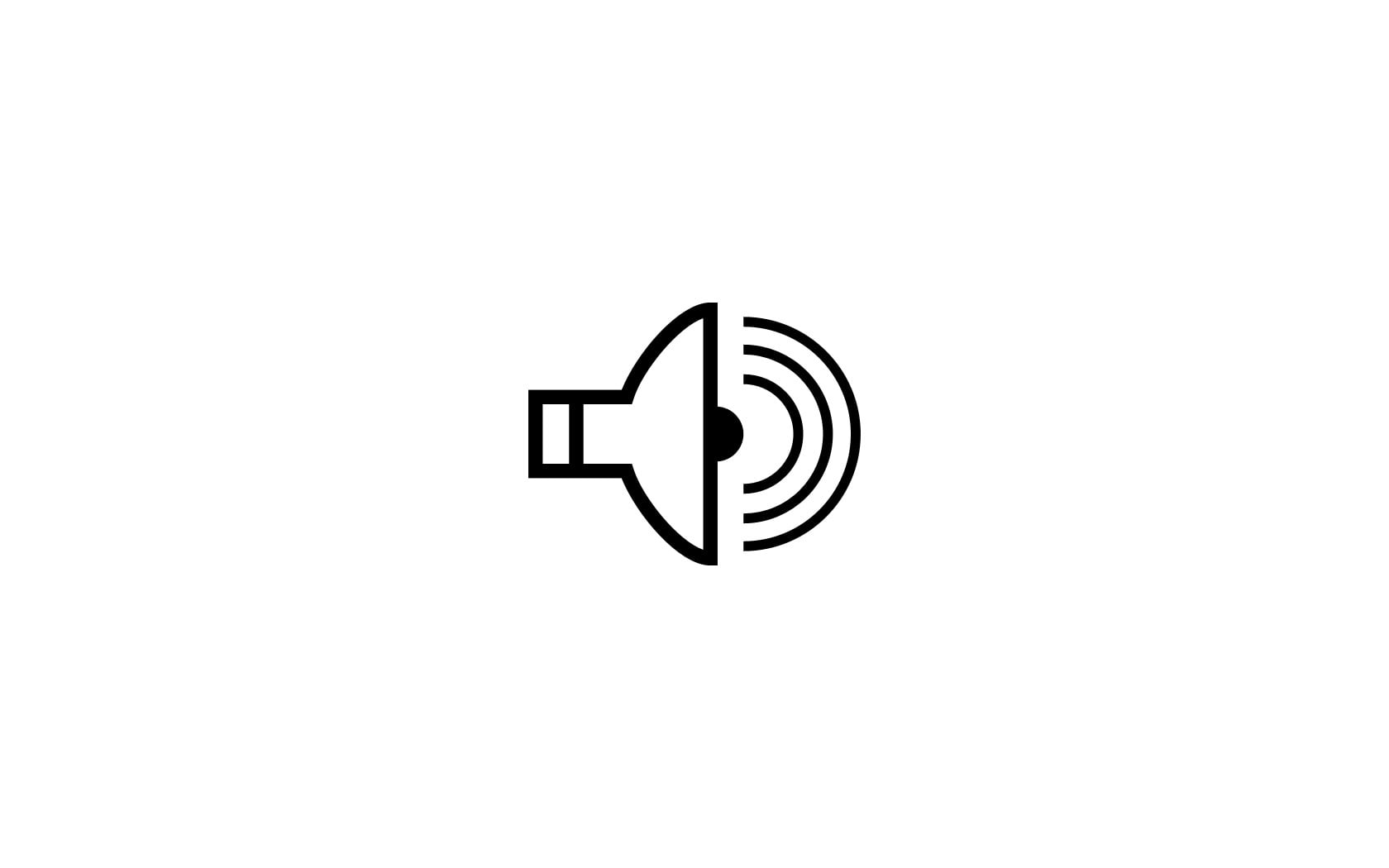 black volume logo