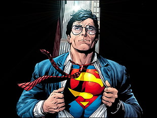 Superman from DC illustration HD wallpaper