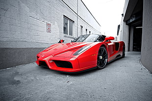 photo of red sports car