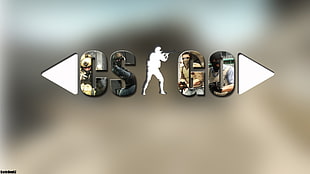 CS Go logo, Counter-Strike: Global Offensive, video games HD wallpaper