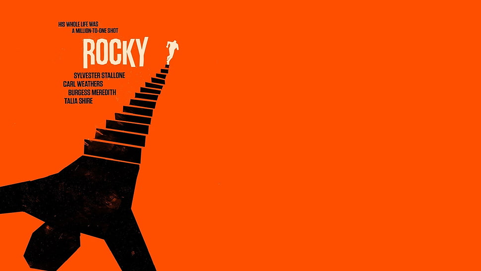 Rocky poster, movies, Rocky (movie), artwork HD wallpaper