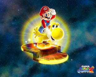 Super Mario digital wallpaper
