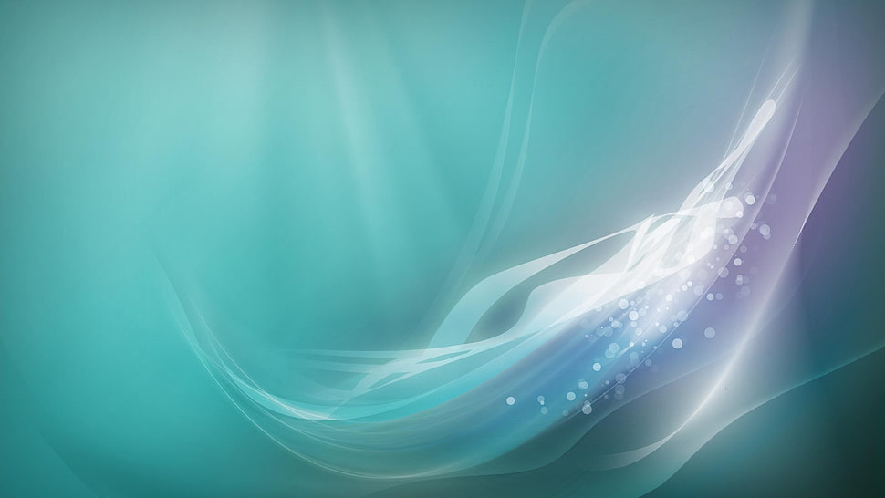 white and blue plastic container, abstract, waves, waveforms HD wallpaper