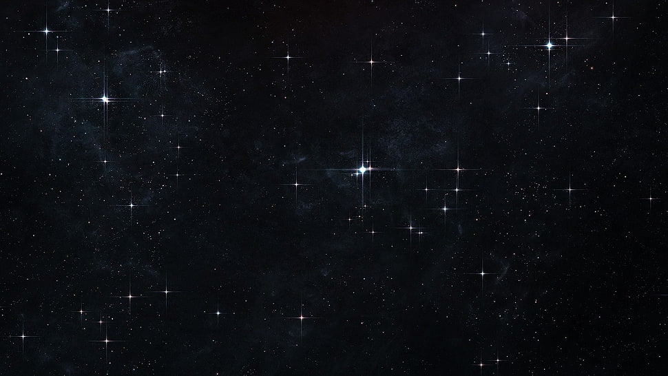 star lot, night sky, space, stars HD wallpaper