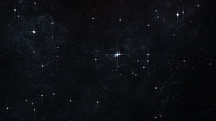 star lot, night sky, space, stars
