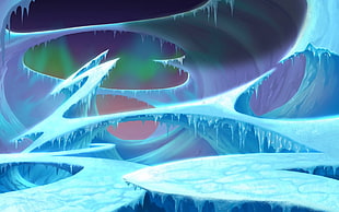 ice pathway illustration, Bejeweled, Bejeweled 3, Beyond Reality, fantasy art