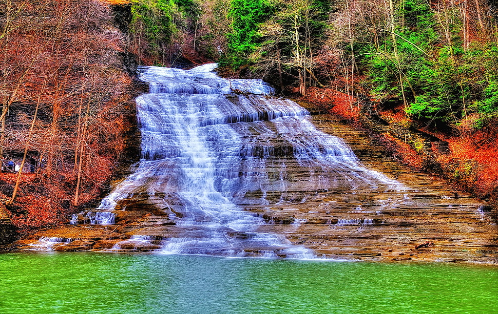waterfalls wallpaper HD wallpaper