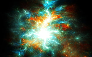 multicolored nebula