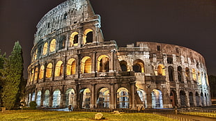 Colosseum, Rome, Colosseum, architecture, HDR