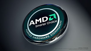 AMD Smarter Choice emblem HD wallpaper