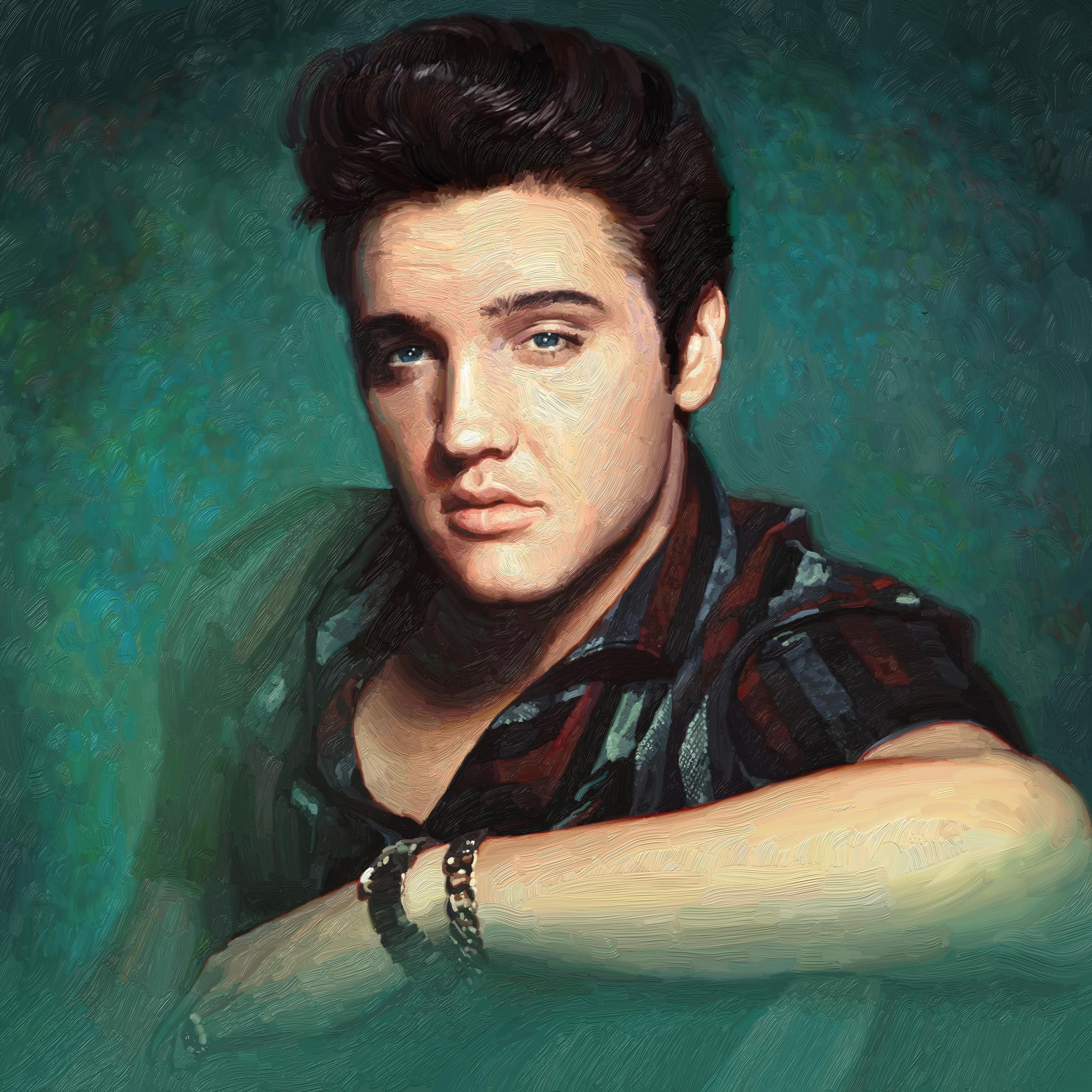 Elvis Presley painting, Elvis Presley, singer, celebrity, men HD wallpaper  | Wallpaper Flare