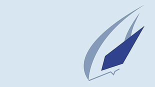 gray and blue logo, abstract, artwork, Lugia, Pokémon