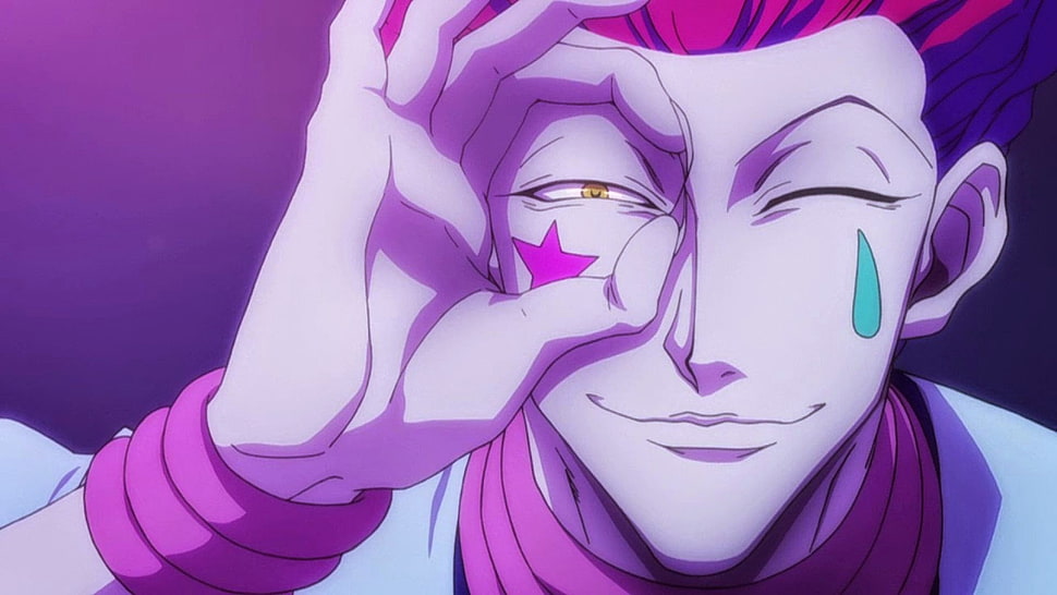 male anime character wallpaper, Hunter x Hunter, Hisoka  HD wallpaper