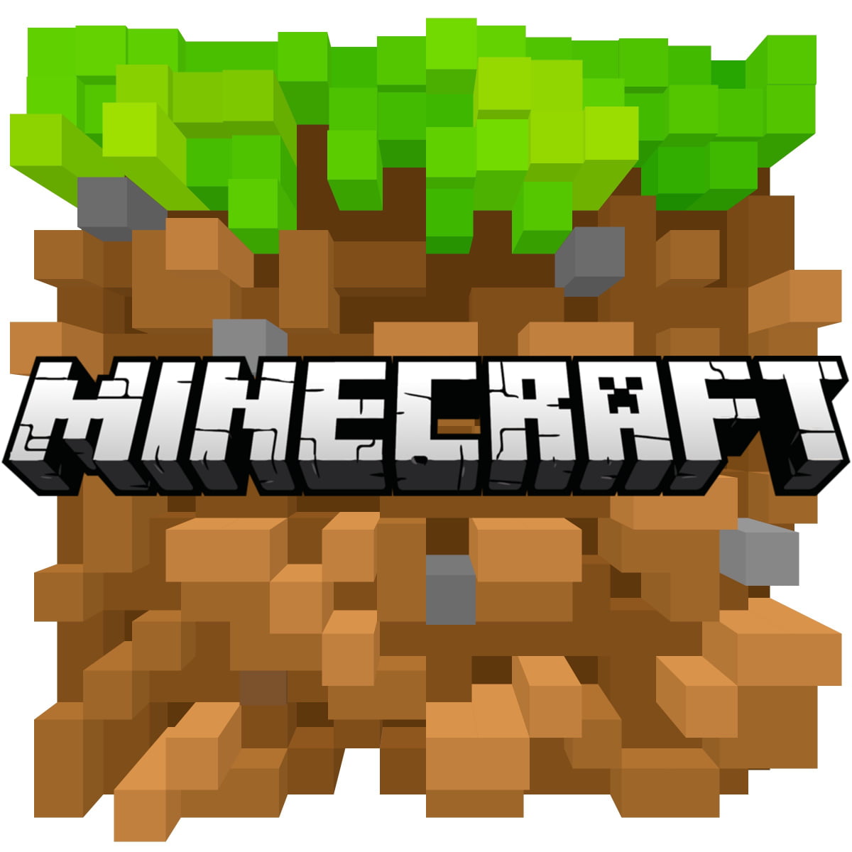 Minecraft game poster logo HD wallpaper | Wallpaper Flare