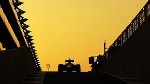 black car, Formula 1, Force India F1 Team, Yas Marina Circuit, Abu Dhabi