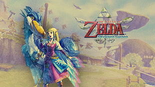The Legend of Zelda Skyward Sword digital wallpaper, The Legend of Zelda, the legend of zelda: skyward sword, Princess Zelda HD wallpaper