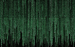 matrix binary code, The Matrix, green, movies, code