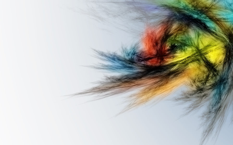 multicolored abstract digital wallpaper HD wallpaper