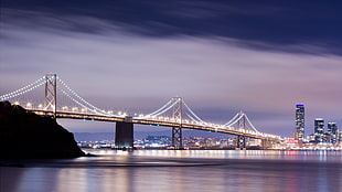 bridge landmark, bridge, city, San Francisco, cityscape