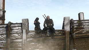 The Witcher game, The Witcher 3: Wild Hunt, Yennefer of Vengerberg, Geralt of Rivia, The Witcher HD wallpaper