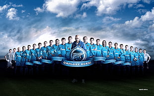 Soccer Team Players digital wallpaper