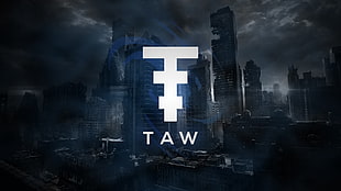 Taw logo, building, logo