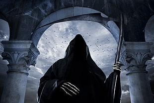Grim Reaper clip art, Gothic, death, Grim Reaper