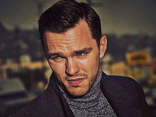 man in black and gray turtleneck top