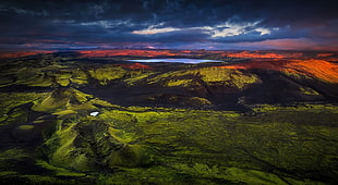 landscape photography of mountain, nature, photography, landscape, sunrise HD wallpaper