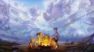 ogre and dwarf digital wallpaper, Hearthstone: Heroes of Warcraft, Blizzard Entertainment HD wallpaper