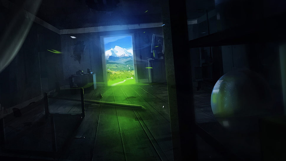 open door HD wallpaper