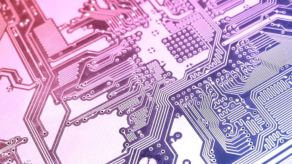 circuit board digital wallpaper, technology, CPU, PCB, circuitry HD wallpaper