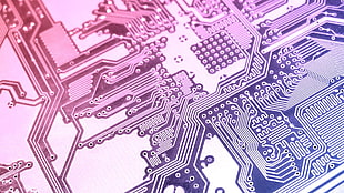 circuit board digital wallpaper, technology, CPU, PCB, circuitry
