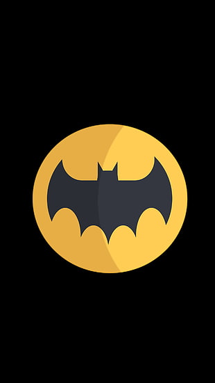 Batman logo, material minimal HD wallpaper