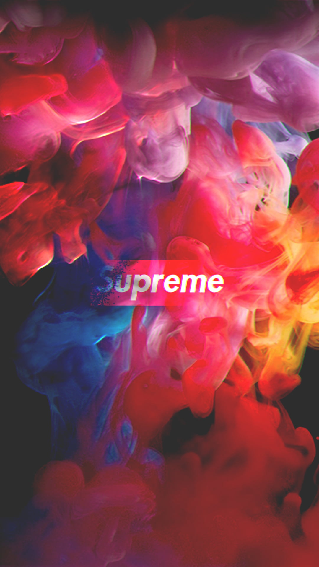 🖍️ Supreme Logo Wavy Red Wallpapers - for Phone - Wallpapers Clan