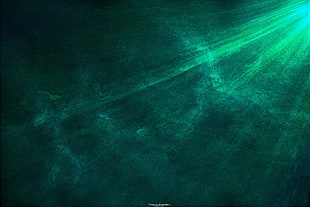green sun ray illustration, space art, space, digital art HD wallpaper