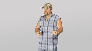 man wearing cap and sleeveless top HD wallpaper