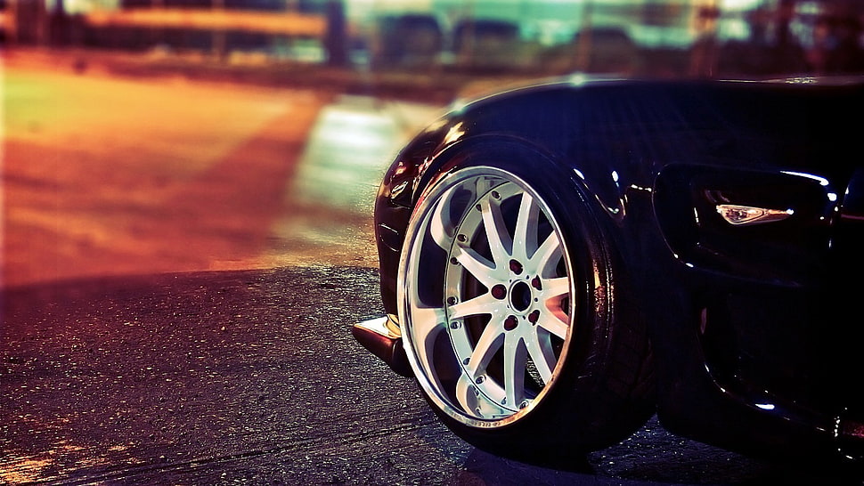 black car, car HD wallpaper