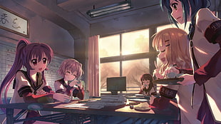 Anime girls HD wallpaper