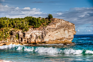 landscape photography of beach HD wallpaper