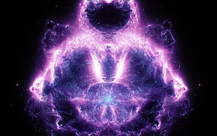 purple abstract artwork
